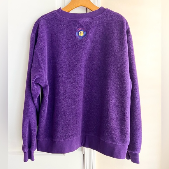 Vintage Disney Store Lady & The Tramp embroidered fleece pullover sweater - Picture 7 of 7